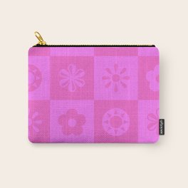 Pink Patchwork Carry-All Pouch