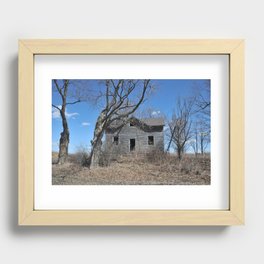 Abandoned house Recessed Framed Print