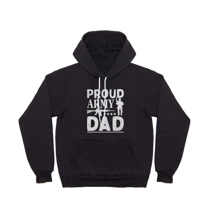 Proud army dad retro Fathers day gift for soldier Hoody