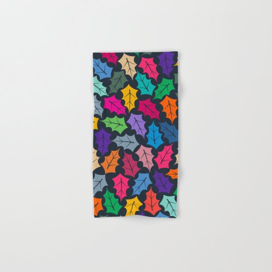 Colorful leaves III Hand & Bath Towel
