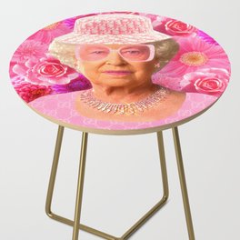 queen elizabeth Side Table