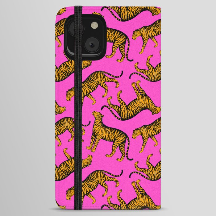 Tigers (Magenta and Marigold) iPhone Wallet Case