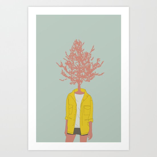 Woman Nature 4 Art Print