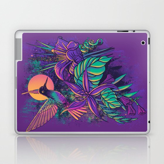 Purple Garden Laptop & iPad Skin