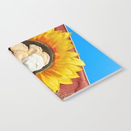 Prints for Ukraine - Vareniki with Sunflower & Pumpkin  Notebook