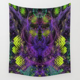 Cephalopod Mind Channeler Wall Tapestry