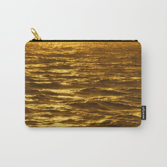 Gold Ocean Carry-All Pouch