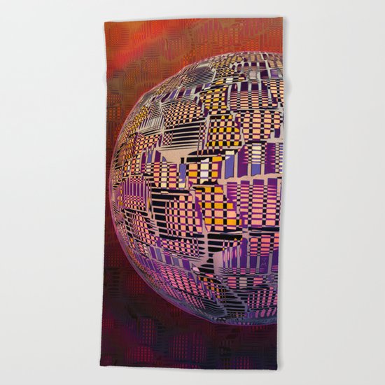 Atlante 10-06-16 / RETICULAR SURFACE Beach Towel
