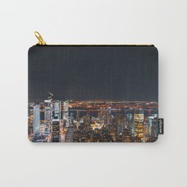 NYC Night Skyline | Photography in New York City Carry-All Pouch