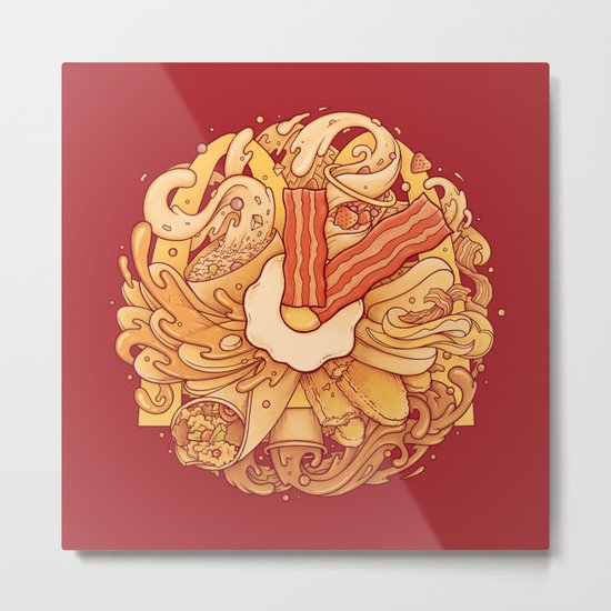 It's Breakfast Time Metal Print
