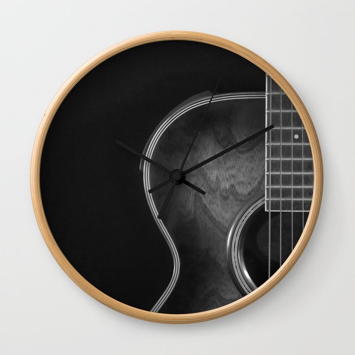 Crafter acoustic B&W Wall Clock