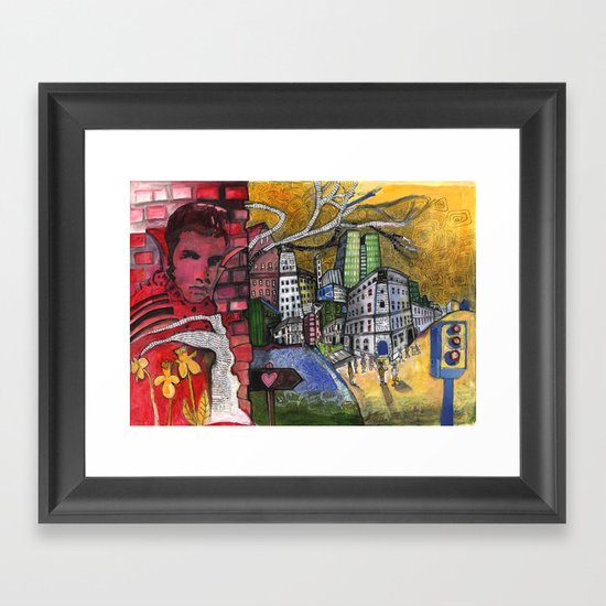 King Street Framed Art Print