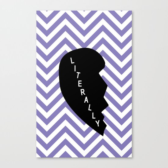 Literally Canvas Print
