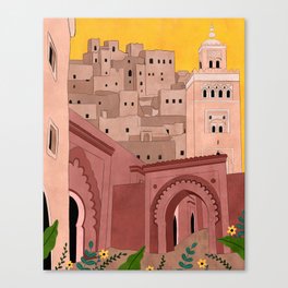 Marrakesh Illustration Canvas Print