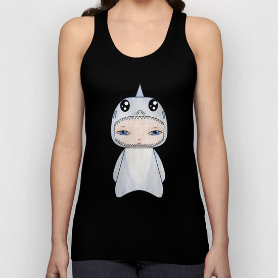 A Boy - Shark Unisex Tank Top