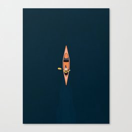 Canoeing  Canvas Print