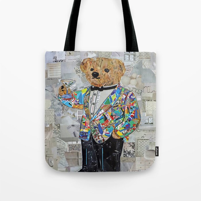 Canvas Small Polo Bear Tote for Women