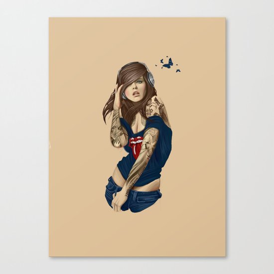 Girl Canvas Print