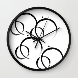 Scattered Ink Wall Clock