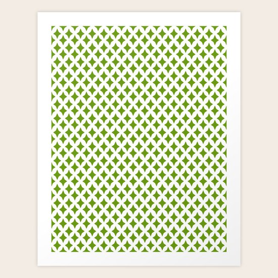 Baazar 1 Lime Art Print
