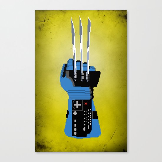 Power Glove Love: Wolverine Canvas Print