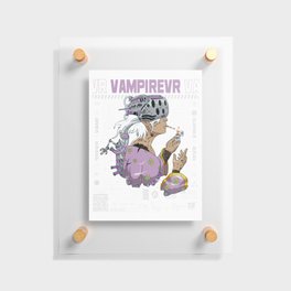Mech VampireVR; Smoked Haze Series with urban design Floating Acrylic Print