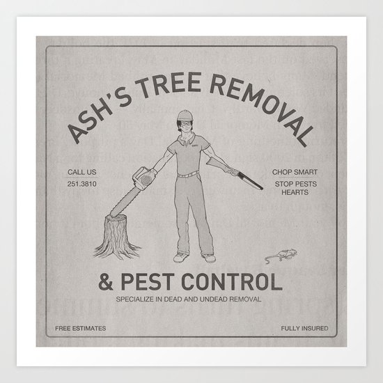Ash's Classified Ad Art Print