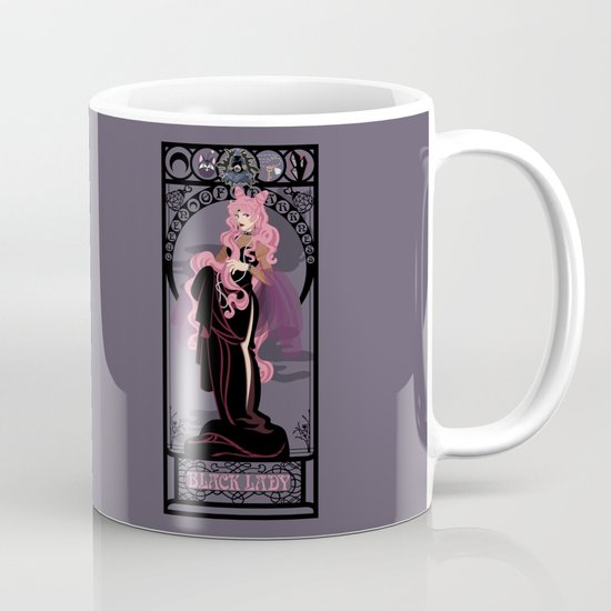 Black Lady Nouveau - Sailor Moon Mug