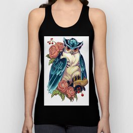 OWL IN THE YOUR FLOWERBEDS Tank Top