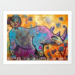 Rhinoceros  Art Print