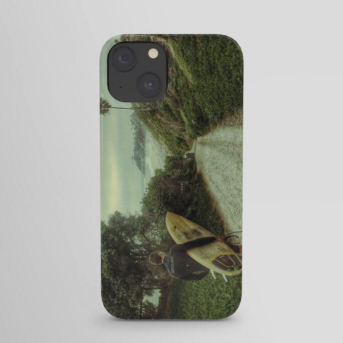 Surfer Boy, Cardiff, California iPhone Case