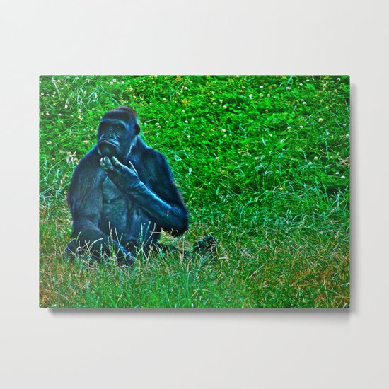 The Thinker Metal Print