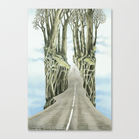 Escape attempt Canvas Print