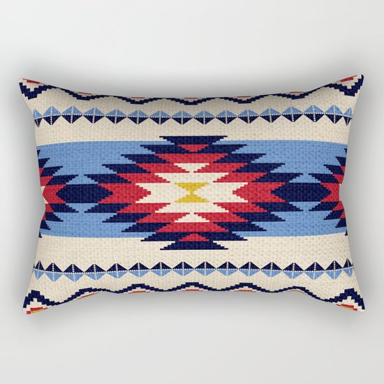 Aztec pattern Rectangular Pillow