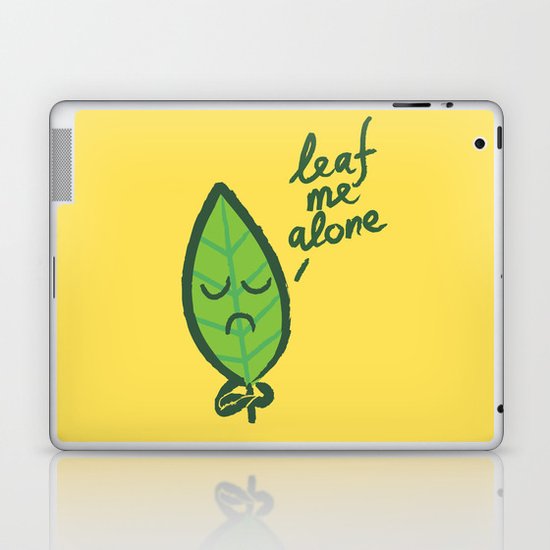 The introvert leaf Laptop & iPad Skin