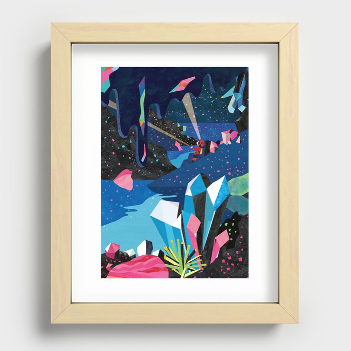 Starry Cave Recessed Framed Print