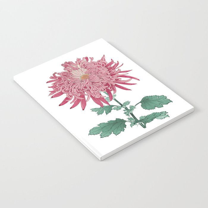 Chrysanthemum Flower Artwork - 010 Notebook