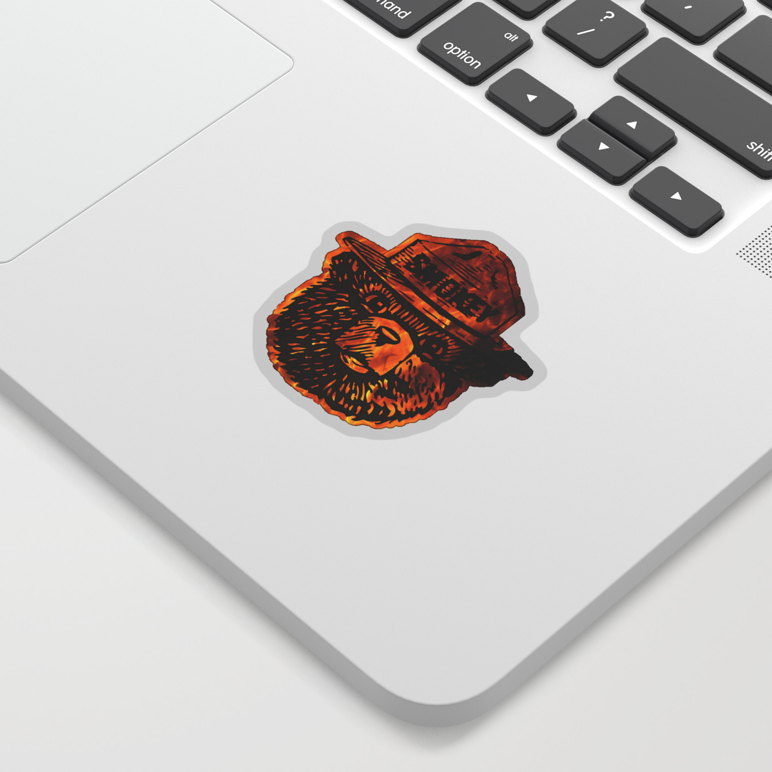 Smokey The Bear Sticker By Artluvr001 Society6