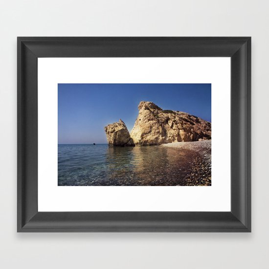 Aphrodite Beach Framed Art Print