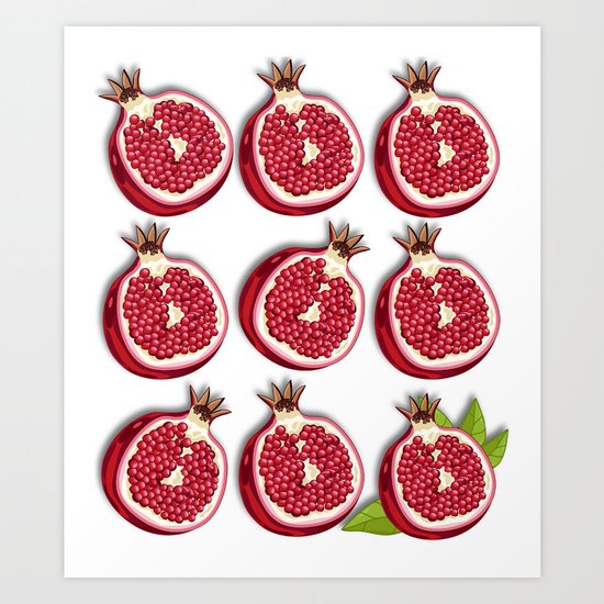 Pomegranate Art Print