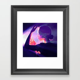 Girl in the Light Framed Art Print
