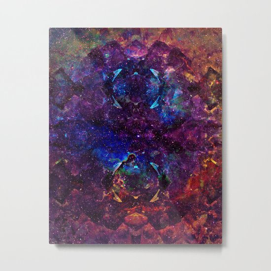 Rainbow Aura Quartz NebulÆ Metal Print