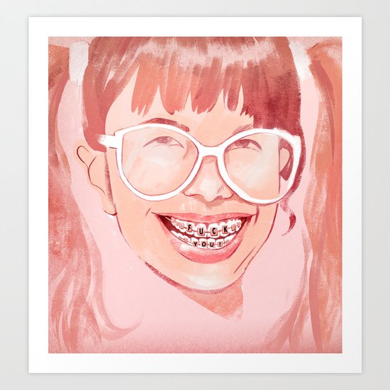 Smile! Art Print