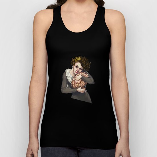 Queen of Brains Unisex Tank Top