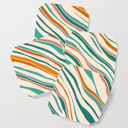 Southwest Abstract Stripes Coaster