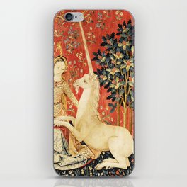 Medieval Unicorn artwork iPhone Skin