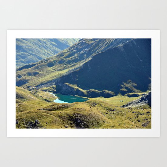 Among The Slopes Art Print