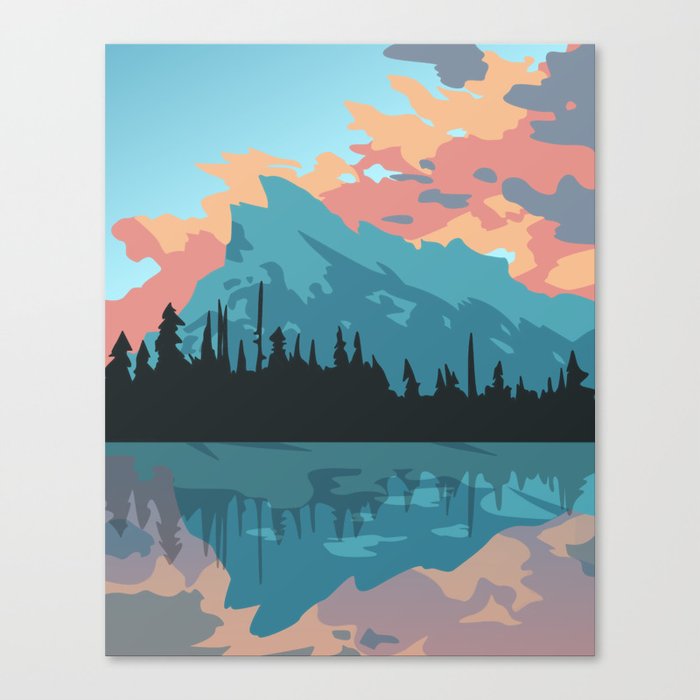 Blue Mountain Canvas Print