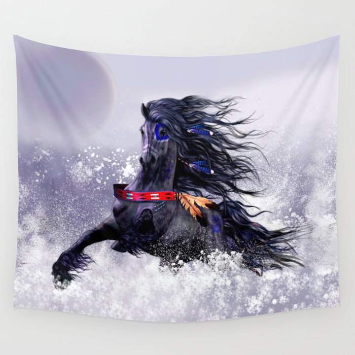 Tapestry horse discount