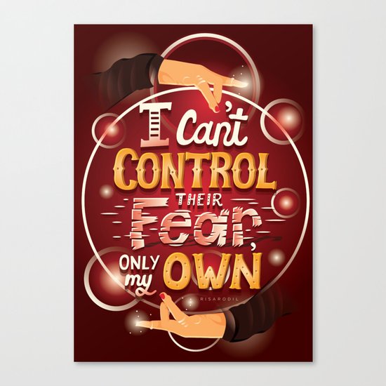 Fear Canvas Print